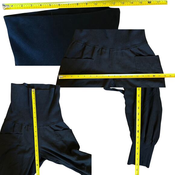 Vintage Y2K YaYa Silk Cargo Pants High Waist Drop Crotch Size 2 - Picture 7 of 8